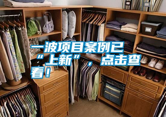 一波項目案例已“上新”，點擊查看！