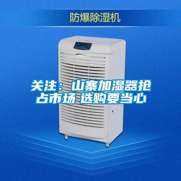 關注：山寨加濕器搶占市場　選購要當心