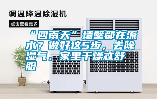 “回南天”牆壁都在流水？做好這5步，去除濕氣，家裏幹燥忒舒服