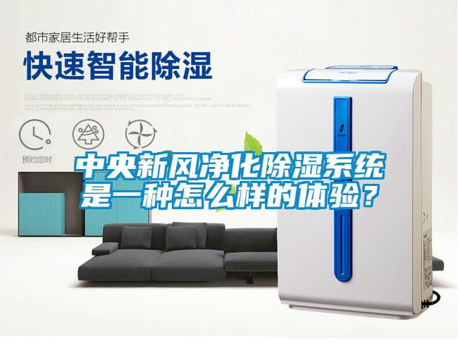 中央新風淨化除濕係統是一種怎麽樣的體驗？