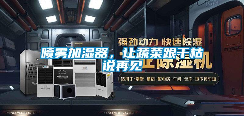 噴霧加濕器，讓蔬菜跟幹枯說再見