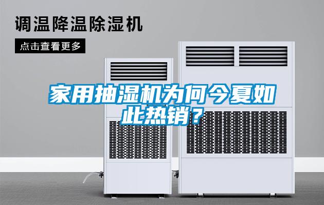 家用抽濕機為何今夏如此熱銷？