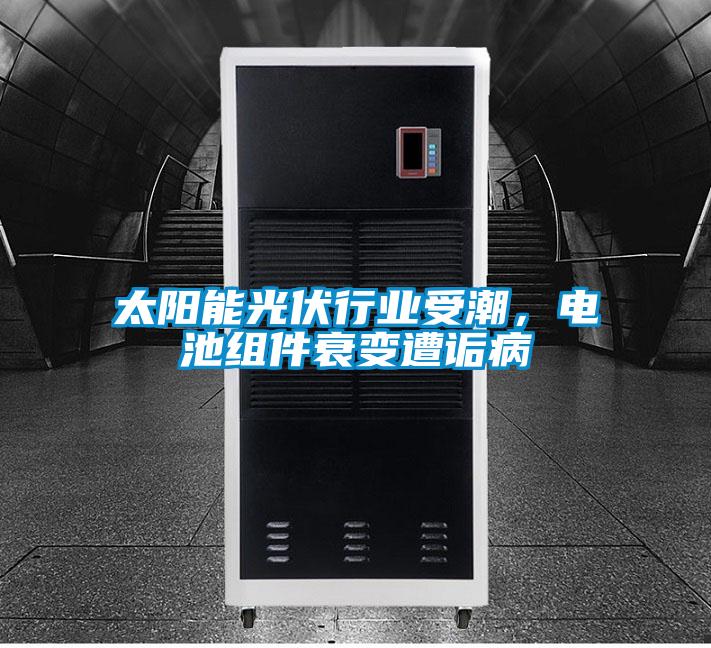 太陽能光伏行業受潮，電池組件衰變遭詬病