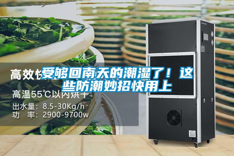 受夠回南天的潮濕了！這些防潮妙招快用上