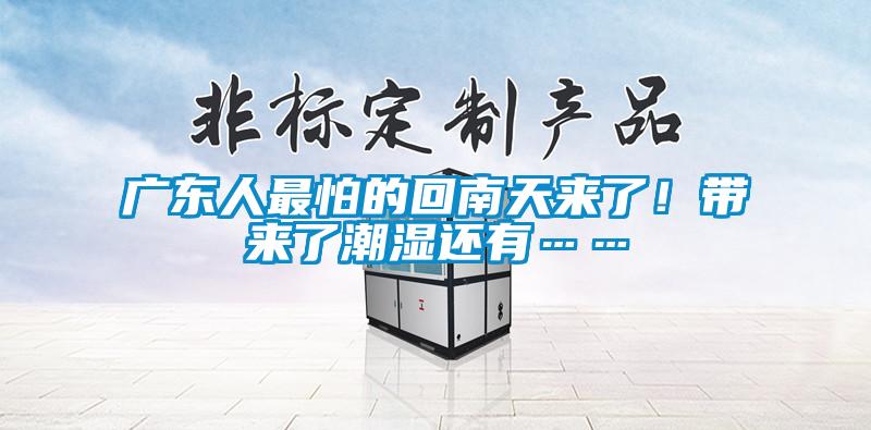 廣東人最怕的回南天來了！帶來了潮濕還有……