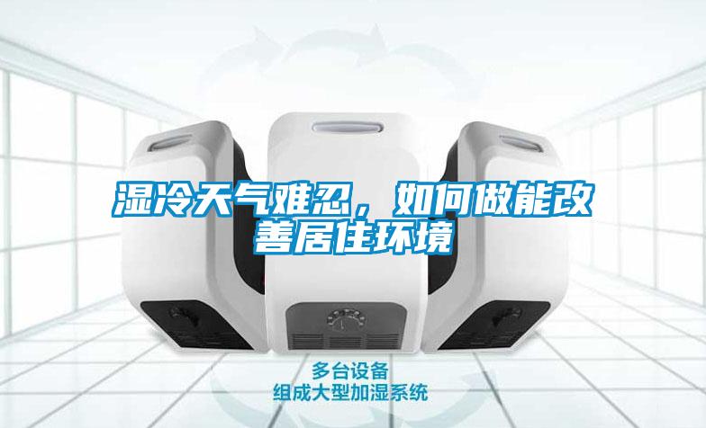 濕冷天氣難忍，如何做能改善居住環境