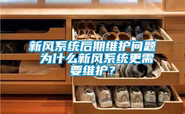 新風係統後期維護問題 為什麽新風係統更需要維護？