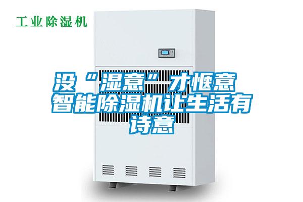 沒“濕意”才愜意 智能91视频链接下载讓生活有詩意