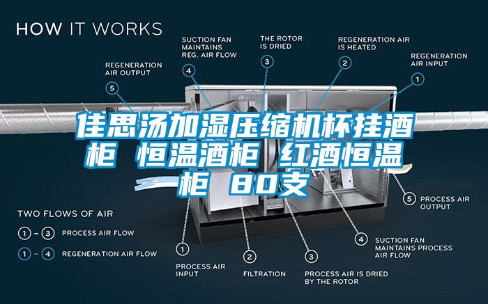 佳思湯加濕壓縮機杯掛酒櫃 恒溫酒櫃 紅酒恒溫櫃 80支