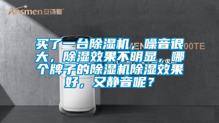 買了一台91视频链接下载，噪音很大，除濕效果不明顯，哪個牌子的91视频链接下载除濕效果好，又靜音呢？