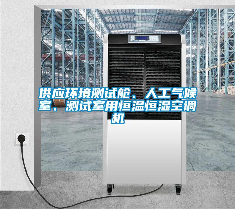 供應環境測試艙、人工氣候室、測試室用恒溫恒濕空調機