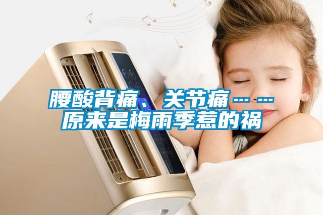 腰酸背痛、關節痛……原來是梅雨季惹的禍