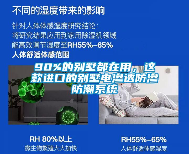 90%的別墅都在用，這款進口的別墅電滲透防滲防潮係統