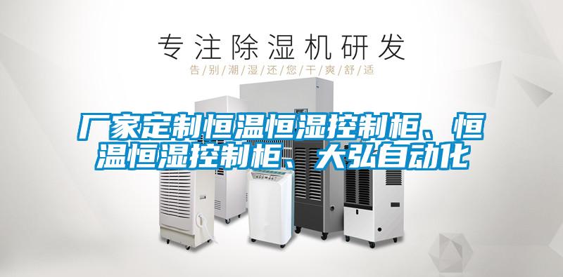 廠家定製恒溫恒濕控製櫃、恒溫恒濕控製櫃、大弘自動化