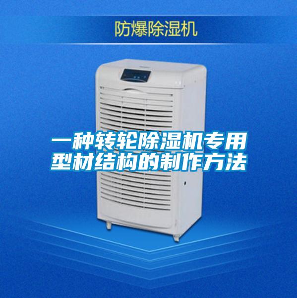 一種轉輪91视频链接下载專用型材結構的製作方法