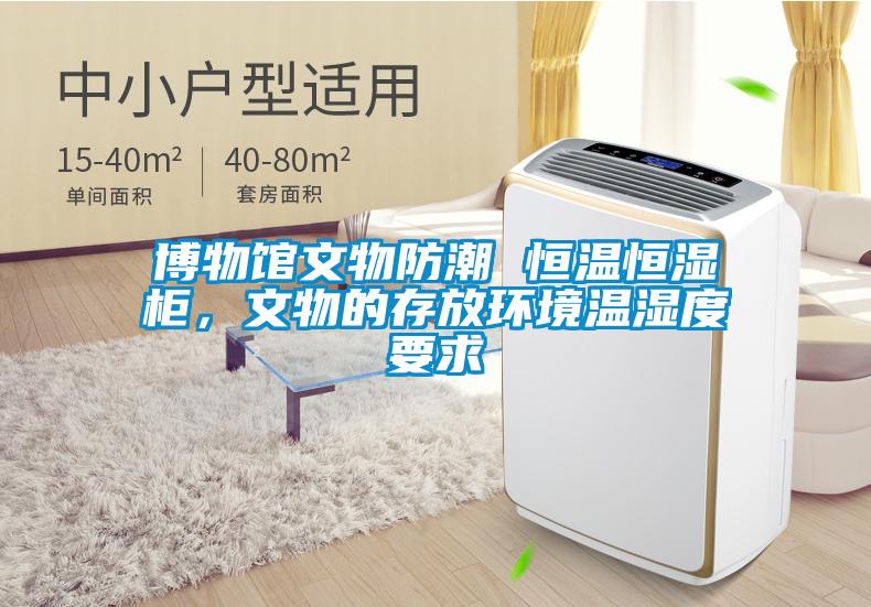博物館文物防潮 恒溫恒濕櫃，文物的存放環境溫濕度要求
