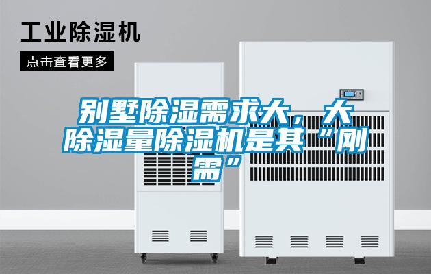 別墅除濕需求大，大除濕量91视频链接下载是其“剛需”