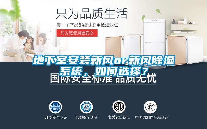 地下室安裝新風or新風除濕係統，如何選擇？