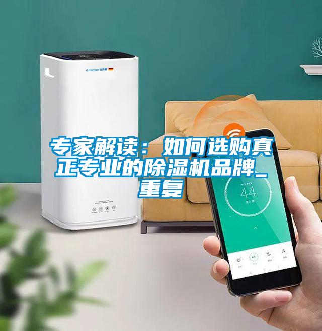 專家解讀：如何選購真正專業的91视频链接下载品牌_重複