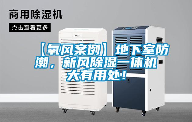 【氧風案例】地下室防潮，新風除濕一體機大有用處！