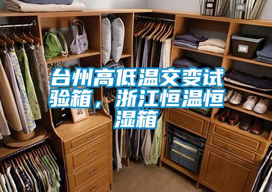 台州高低溫交變試驗箱，浙江恒溫恒濕箱