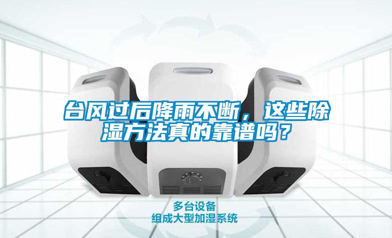 台風過後降雨不斷，這些除濕方法真的靠譜嗎？