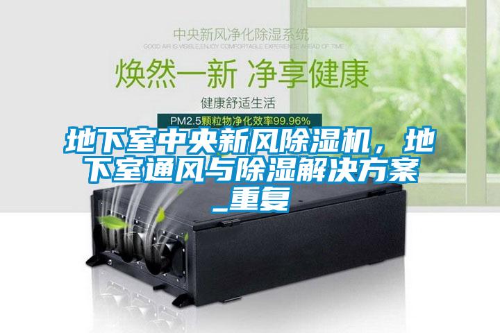 地下室中央新風91视频链接下载，地下室通風與除濕黄91视频免费看_重複