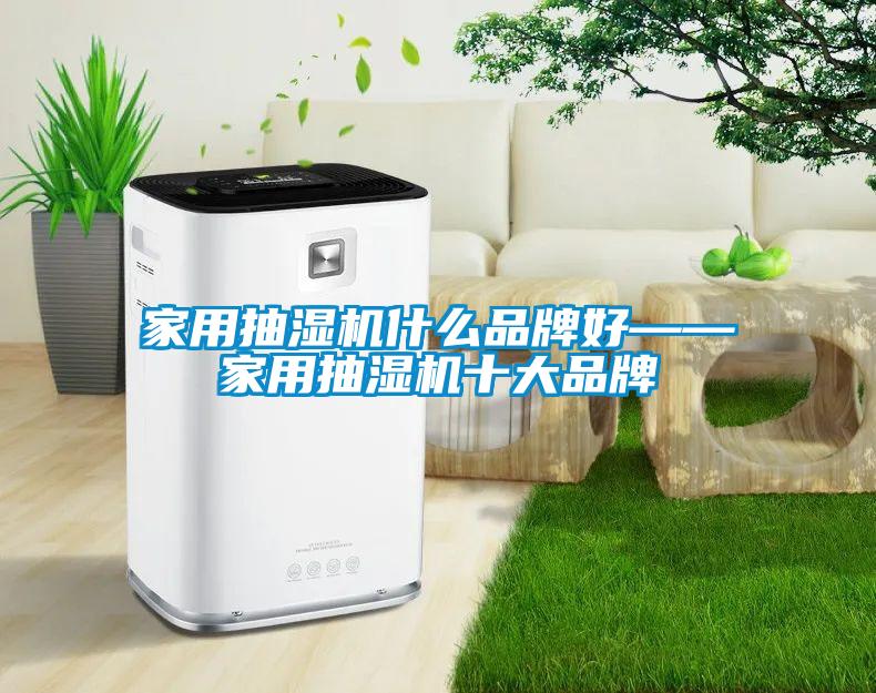 家用抽濕機什麽品牌好——家用抽濕機十大品牌