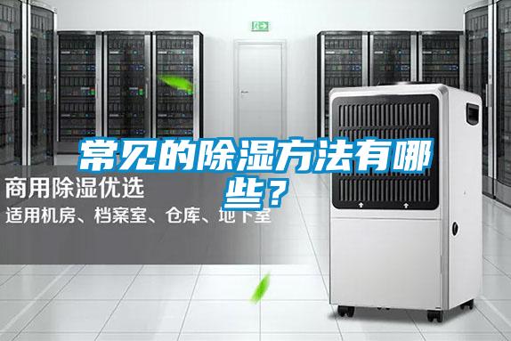 常見的除濕方法有哪些？