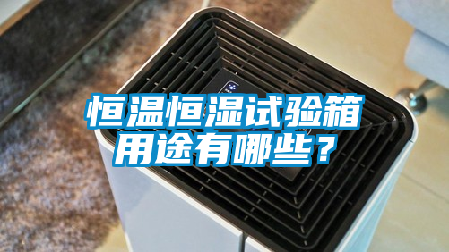 恒溫恒濕試驗箱用途有哪些？