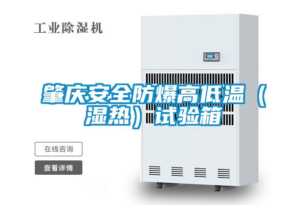 肇慶安全防爆高低溫(濕熱)試驗箱