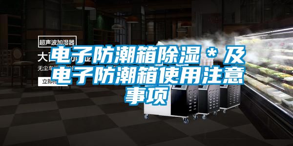 電子防潮箱除濕*及電子防潮箱使用注意事項