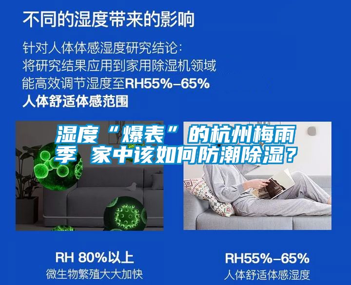 濕度“爆表”的杭州梅雨季 家中該如何防潮除濕？