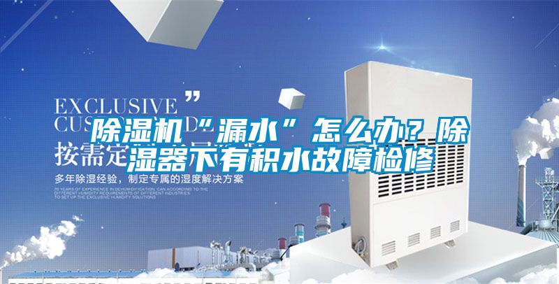 91视频链接下载“漏水”怎麽辦？除濕器下有積水故障檢修