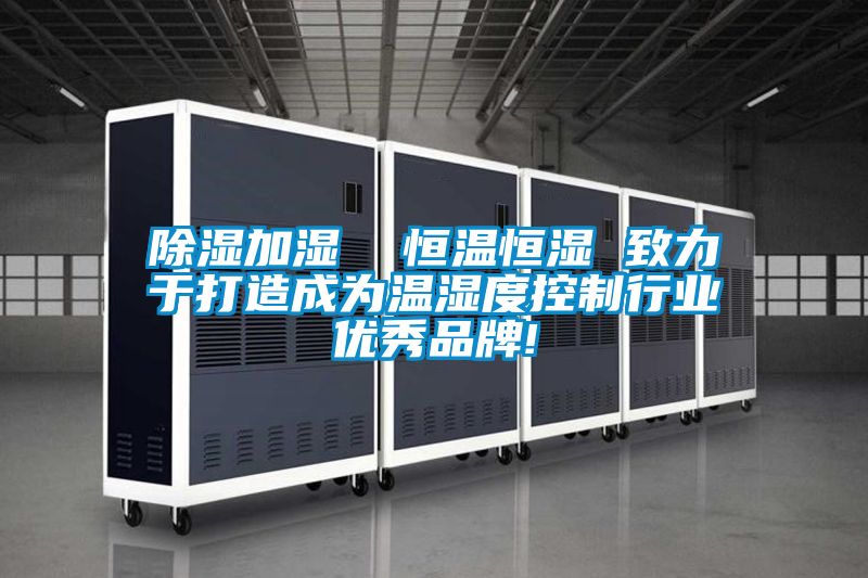 除濕加濕  恒溫恒濕 致力於打造成為溫濕度控製行業優秀品牌!